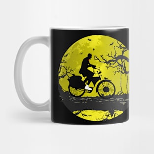 Pee wee Ride bike in the dark night Mug